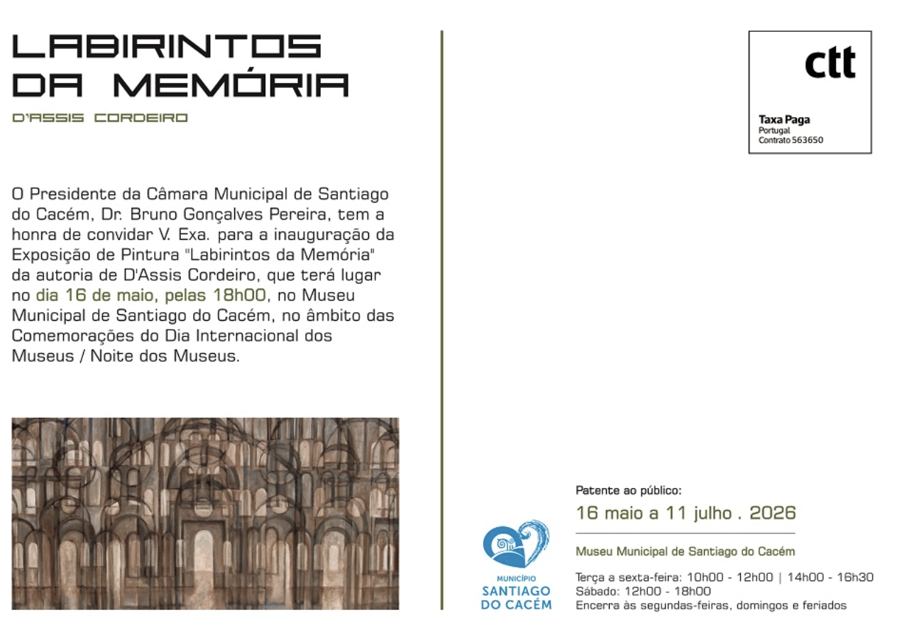 Inauguração da Exposição de Pintura “Labirintos de Memória” D’Assis Cordeiro — event image